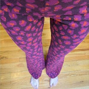 Purple and Orange Patterned Leggings